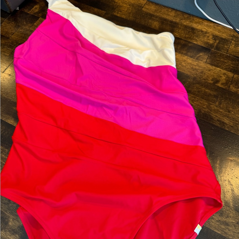 Summersalt Pink and Red Women's One Piece Swimsuit